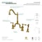 Kingston Brass KS7752ALBS English Country Kitchen Bridge Faucet W/ Sprayer, Brass KS7752ALBS - alternate 2